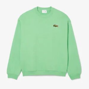 Lacoste Men's Mint speckled Green Crewneck Sweater limited edition XL